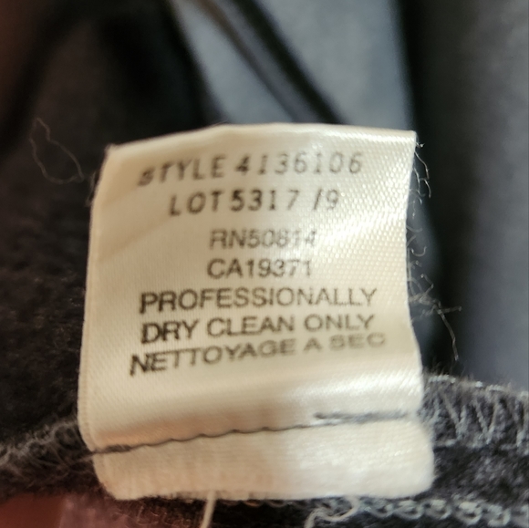 Theory Gray Zip Up Medium - Picture 3 of 6